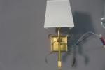 Wall Mount Outdoor Decorative Lamp in Antique Burnished Brass