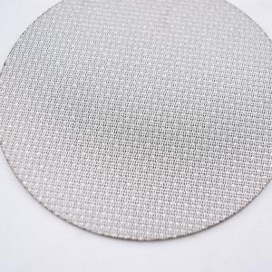 China Superior Acid Resistance Stainless Steel 316 Multi Layer Sintered Filter Screen Round Disc factory