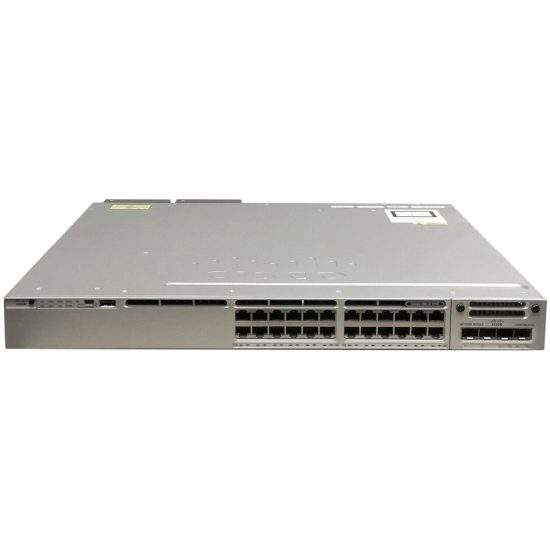 24 10/100/1000 UPOE Ports WS-C3850-24UW-S Supports Stackable 1 Network Module Slot 1100 W Power Supply Private Mold