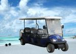 Modern Design Electric Club Car , Motorized Street Golf Cart 8 Passenger