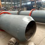 Sawdust Rotary Drum Dryer 34kw For Wood Powder / Wood Chips
