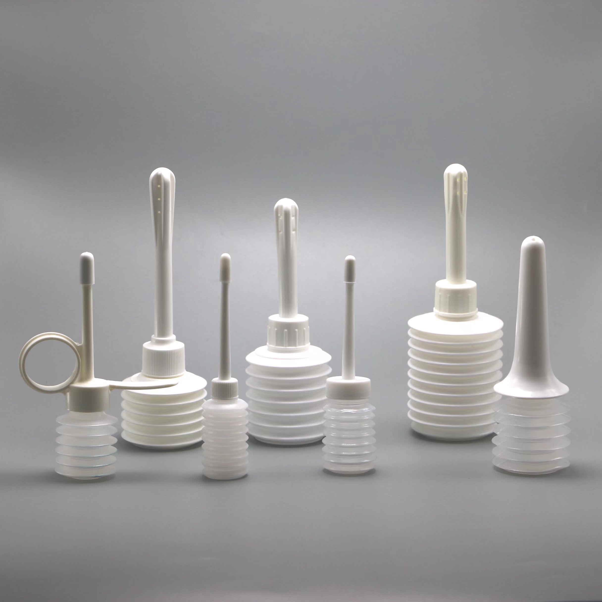 SCREW CAP Round Shape 50ml LDPE Disposable Enema Douche for Anal and Vaginal Cleaning