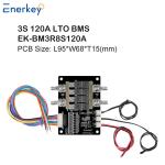 Enerkey 3S 120A Continuous 300A Peak High-Current LiFePO4 Li-ion BMS for Solar