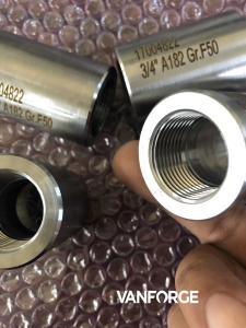 China ANSI / ASTM A182 3000LBS Forged Steel Pipe Fittings Socket Weld Coupling factory