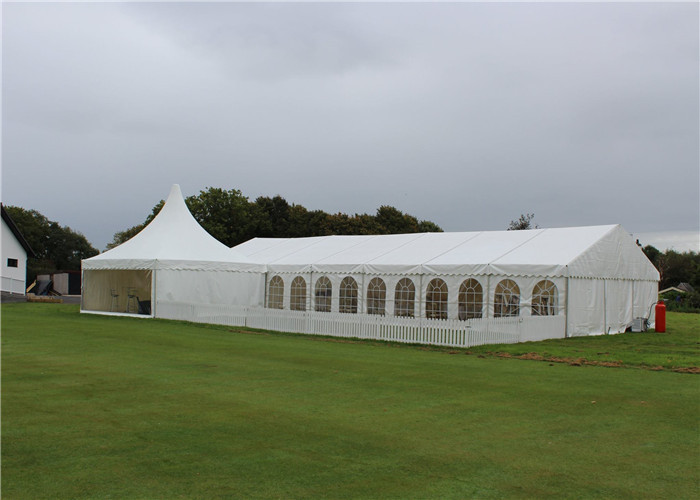 Easy Set Up Portable Clearspan Structure Canopy With Table Chairs