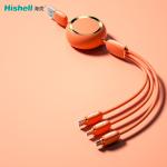 Retractable Mobile Phone Charging Cable 3 In 1 For Office Home