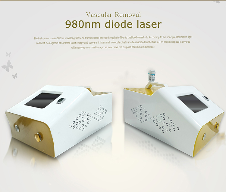 60W Laser Spider Vein Removal Machine For Vascular High Power Diode 980nm