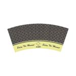 Custom Printed Disposable Coffee Paper Cup Fan 9oz Supply In China