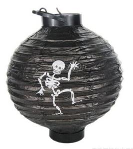 China Solar lantern Different printing according to your request Battery paper lanterns paper lantern factory