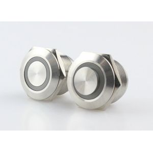 High Security Lighted Push Button LED Illuminated Durable For Longstanding Press