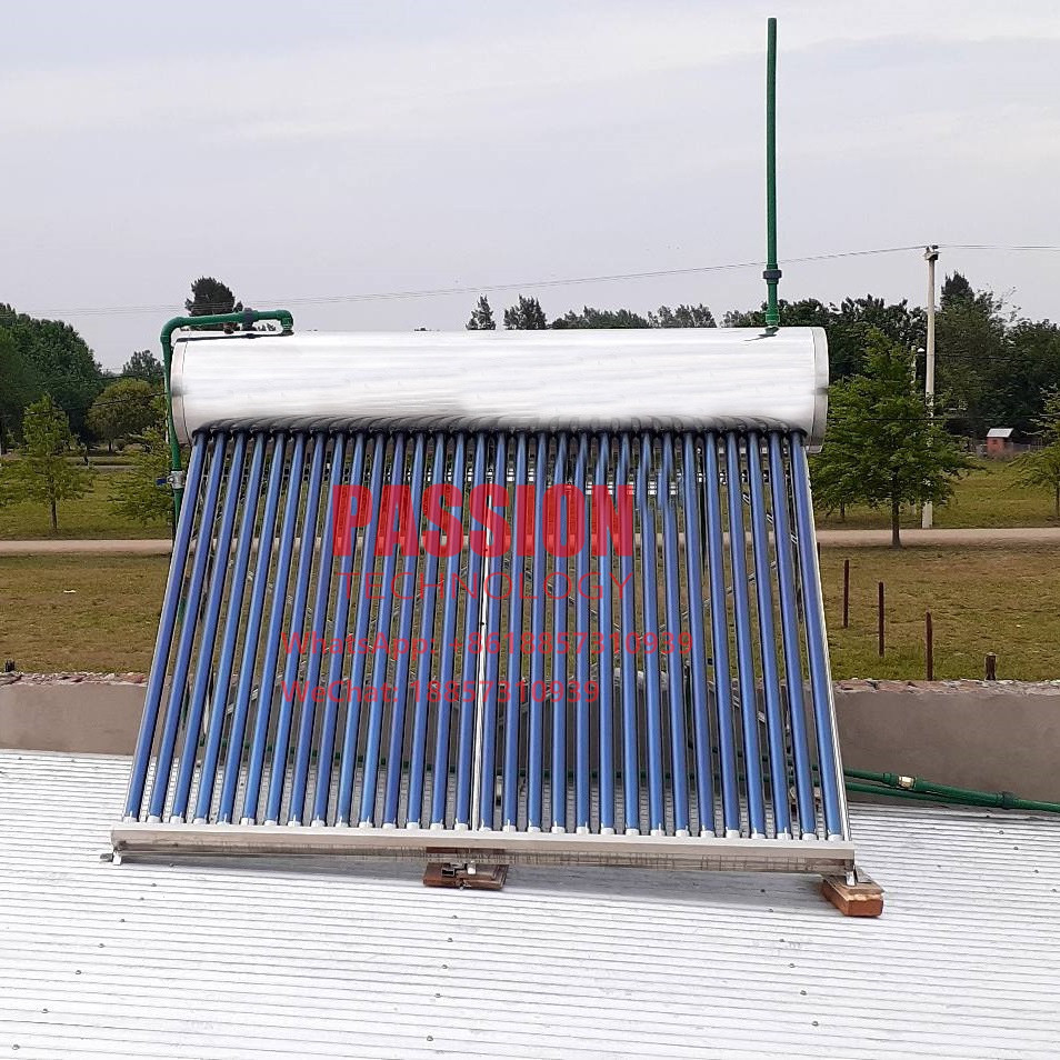 200L Non Pressurized Solar Water Heater 250L Vacuum Tube Solar Collector Thermal