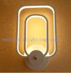Black Acrylic Iron Aluminum Creative Corrior Lligt Wall Lamp 25W