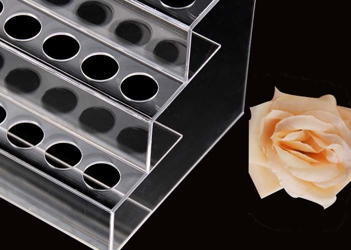 4 Floor Acrylic Display Stands Holder Plexiglass Lip Gloss Display Environment - Friendly