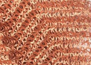 China Crimped Copper Wire Netting 4 Strands Knitting For Distillator Internal Packing factory