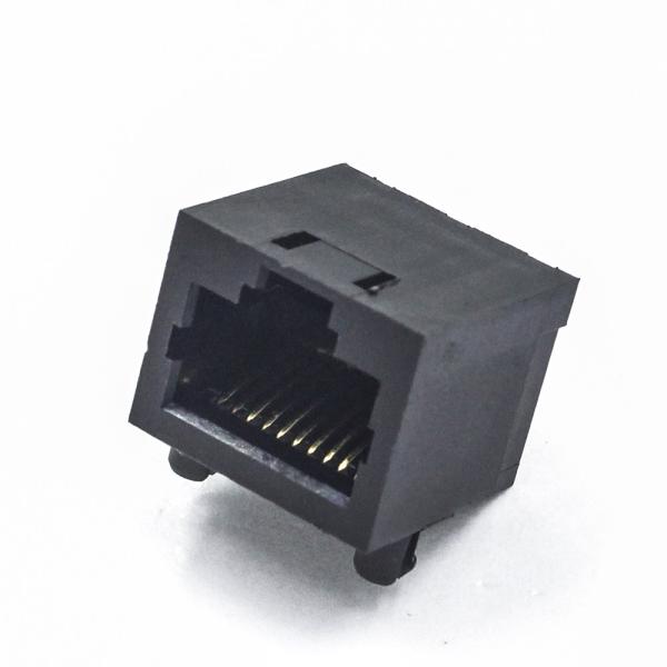 Unshielded 10 Pin RJ45 Connector / Rj45 Jack Female Without Magnetic 15.15 mm