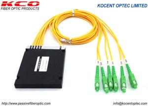 China 5CH Mux Demux Optical Fiber DWDM 2.0mm SC APC Connector 200G factory