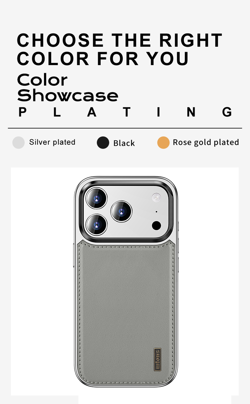Magnetic Soft Shockproof Case for iPhone 17Pro /Pro Max Camera Button Control Premium Metallic Coating OEM/ODM/Private Label
