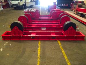 China Economic Capacity 30 Tons Pipe Rotator Welding Use Polyurethane Material Wheels factory