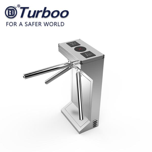 Stainless Steel RFID Fingerprint Security Tripod Turnstile Gate 100-240V Access