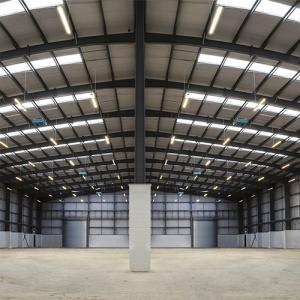 China Modern Large Span Steel Structure Stadium , Prefab Metal Gym Buildings factory