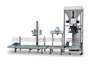 China 5-50KG Industrial Automatic Bag Weighing And Filling Machine Production Line factory