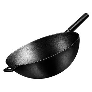 China Family 12.5inch Stir Fry Pan Wok 32cm Frying Pan For Induction Hob ILAG Coating factory
