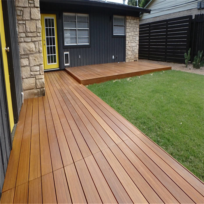 Villa Bamboo Flooring Outdoor Decking E1 Standard High Durability
