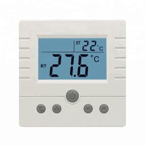 China Central Conditioning Fan Coil Thermostat With Anti - Flammable PC factory
