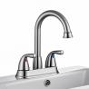 Buy cheap Modern Hotel Stainless Steel Polished Nickel Faucet 3 Hole Mounted from wholesalers