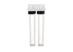 20'' slim twin sump clear water filter housings with 1 inch in/out port