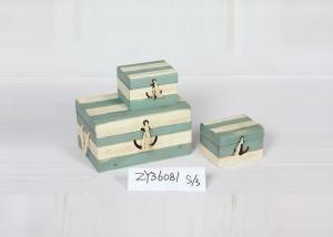 China Customized Logo Set Of 3 Gift Wooden Box Cabinet factory