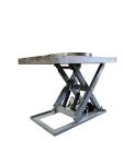 Stationary Electric Single Scissor Lift Table with Turntable