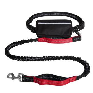 China Luminous Silk Retractable Punching Waist Pet Traction Rope For Walking Sports Running factory