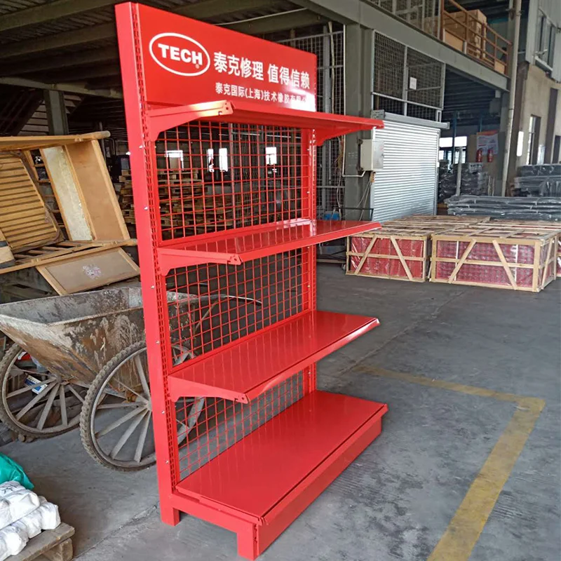 Factory Custom Adjustable Grocery Store Equipment Retail Display Rack Snack Display Racks