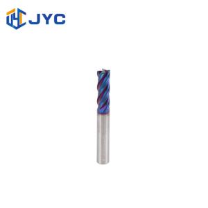 China HRC55 Solid Carbide 3 Flute End Mill For Aluminum 3f D4*11*D4*50 factory