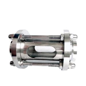 China Welding Connection Sanitary Stainless Steel Sight Glass Pipe Fitting with CNC Surface factory
