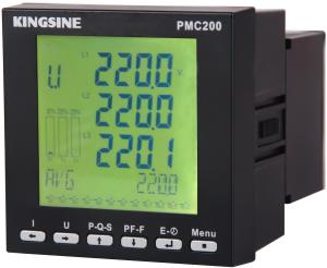 China High Performance Multifunctional Power Meter , 90 - 260 VAC PMC200 factory