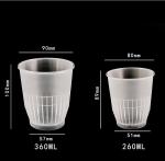 Heat Resistant Milk Tea PP Plastic Cups 80mm 90mm Diameter Durable