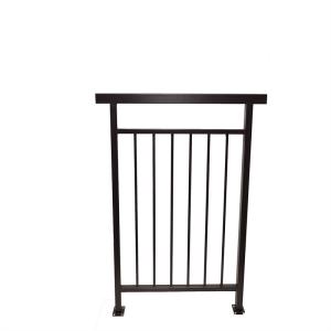 China 12ft Polished Rooftop Balustrade Decorative Balcony Fence Metal factory