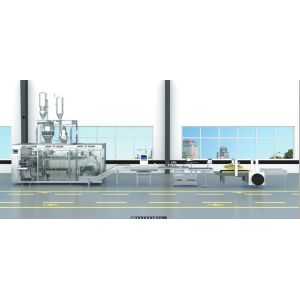 1kg Servo Flat Premade Pouch Fill And Seal Machine Automatic Powder Packing