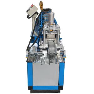 China Galvanized Steel Coil PLC Controlled Roll Forming Machine 0.8-1.2mm Hydraulic Cutting factory