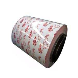 China Printed Flower Pattern Prepainted Galvanized Steel Coil factory