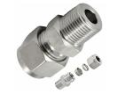Stainless Steel Compression Fittings , Custom Hydraulic Compression Fittings