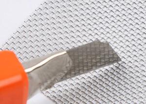 China Primary Colors 2mm Stainless Steel Diamond Wire Mesh Mosquito Net factory