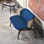 Wooden Single Rattan Chair for Latest Design Upholstered Wood Chair W68*D70