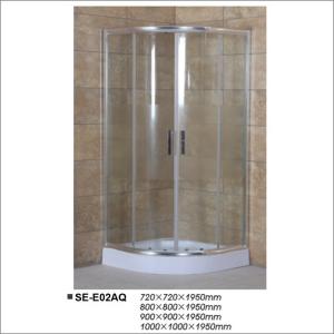 China Tempered Glass Bathroom Shower Enclosures Modern Designs With Sliding Door factory