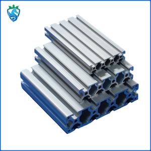 China Powder Coated Aluminum Profiles Punching Channel Oem Led Extrusion 6063 T42 factory