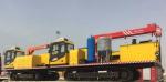 Hydraulic Crawler Sandblasting Tractor With Power Station Operation
