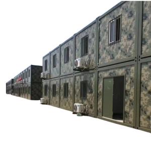 China Modern Military Container Barracks Easy Transportation Mobility factory