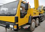 2014 Year Used QY70K Xcmg 70 Ton Crane , 2nd Hand Mobile Cranes Yellow Color